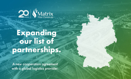 Matrix Fine Chemicals cooperates with a new logistics partner in Germany